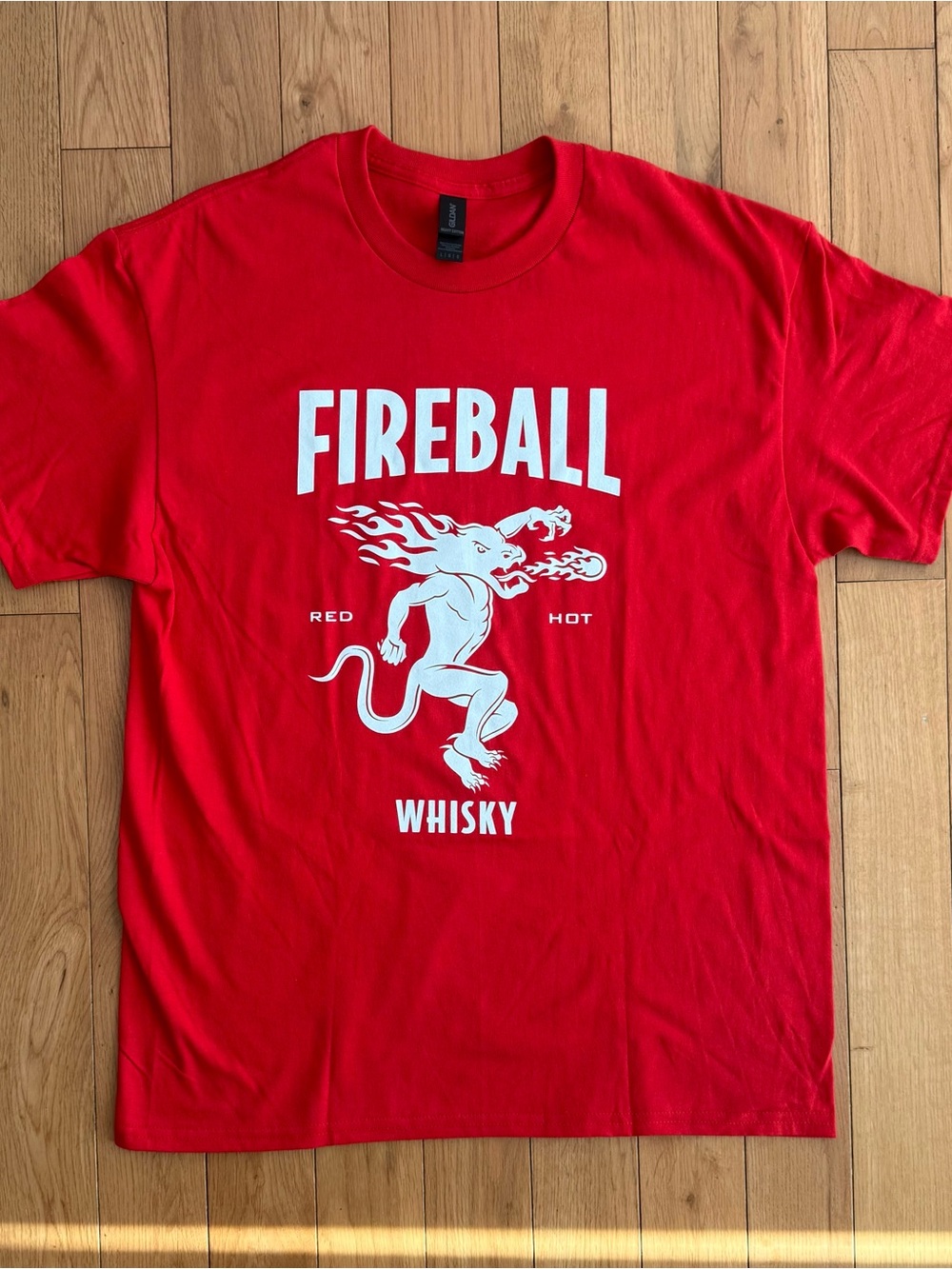 Fireball Whisky Red Graphic Tshirt